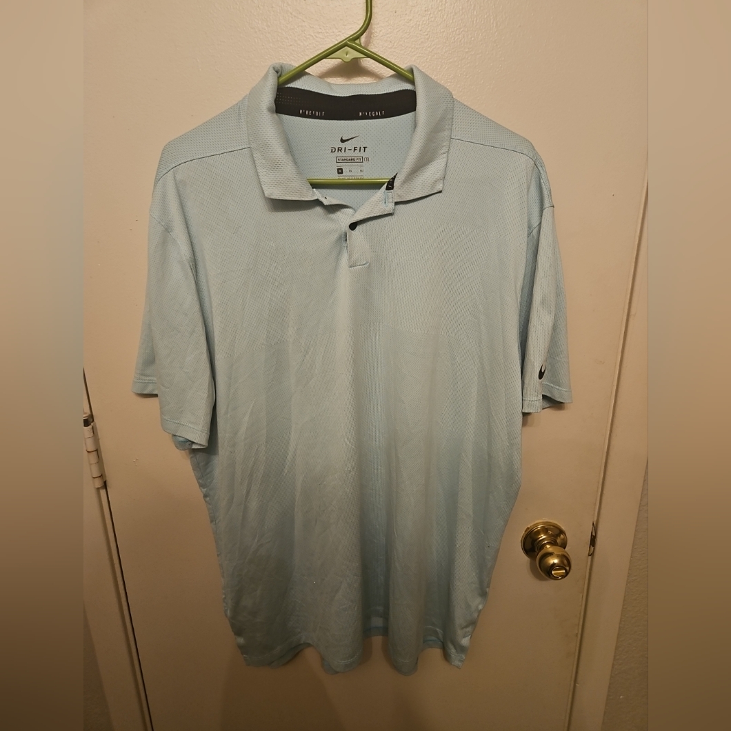 Nike Golf Dri Fit Polo Mint Green Mens Xl